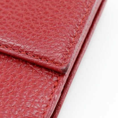 Gucci GG Marmont Bifold Wallet Leather, RED, LEATHER, Wallets