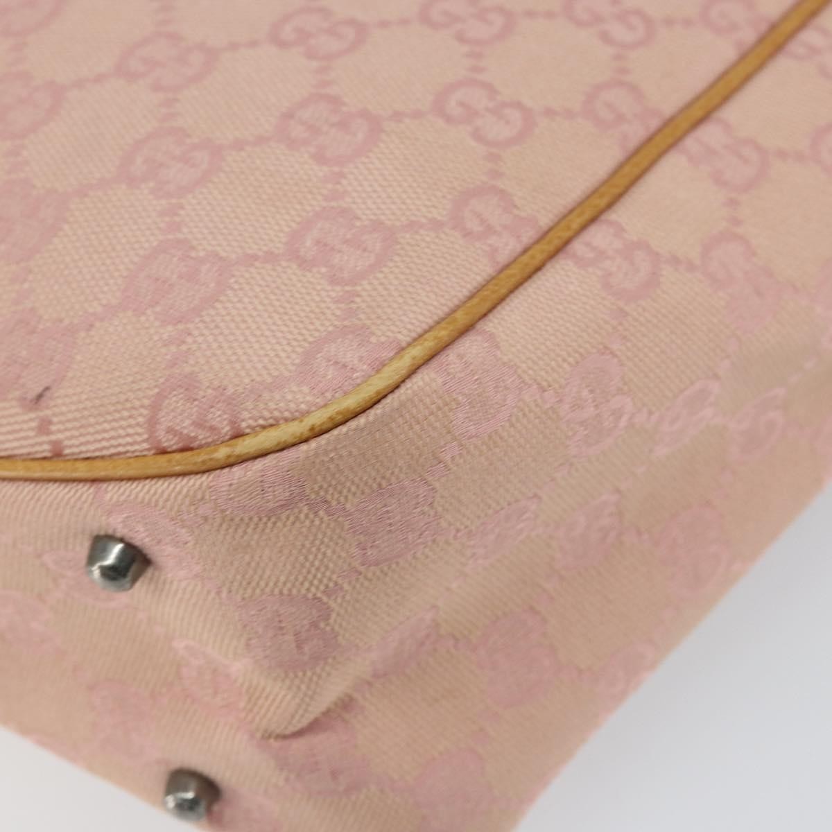 Gucci Vintage Open Tote GG Canvas, PINK, CANVAS, Tote bag