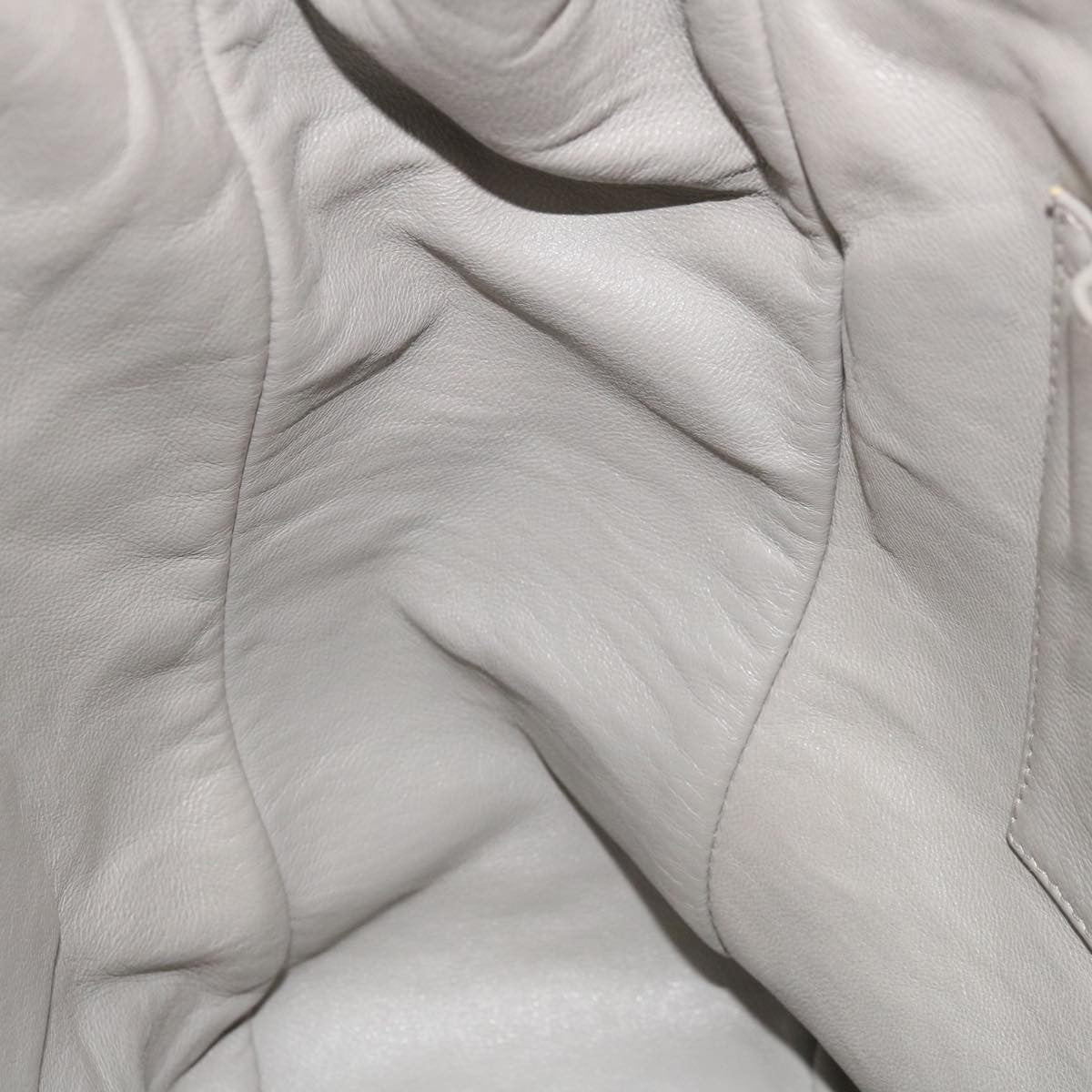 Christian Dior Vintage Handbag Leather, WHITE, LEATHER, Handbag