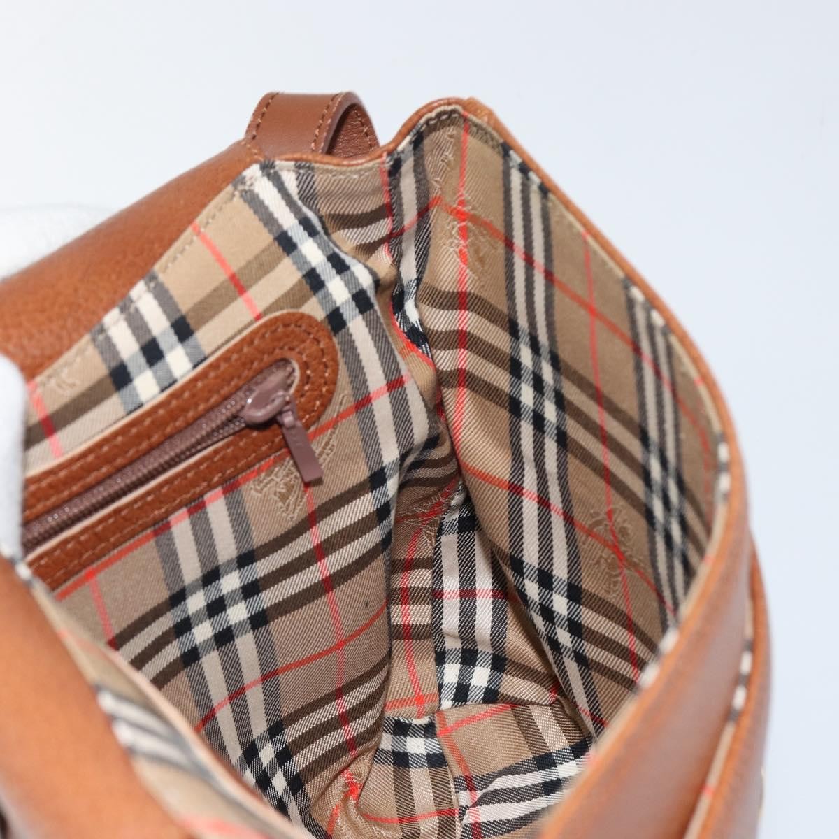 Burberry Flap Shoulder Bag Leather, BEIGE, LEATHER, Shoulder bag