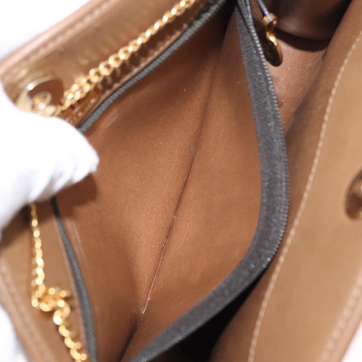 Christian Dior Vintage Honeycomb Shoulder Bag Canvas and Leather, BLACK, CANVAS, Shoulder bag