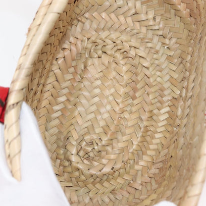 Chloe Marcie Basket Bag Raffia, BEIGE, WICKER, Handbag