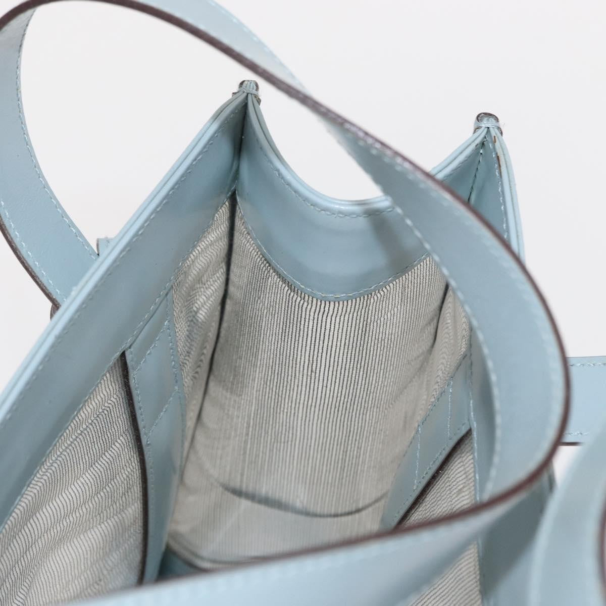 Gucci Vintage tote Leather, BLUE, LEATHER, Tote bag