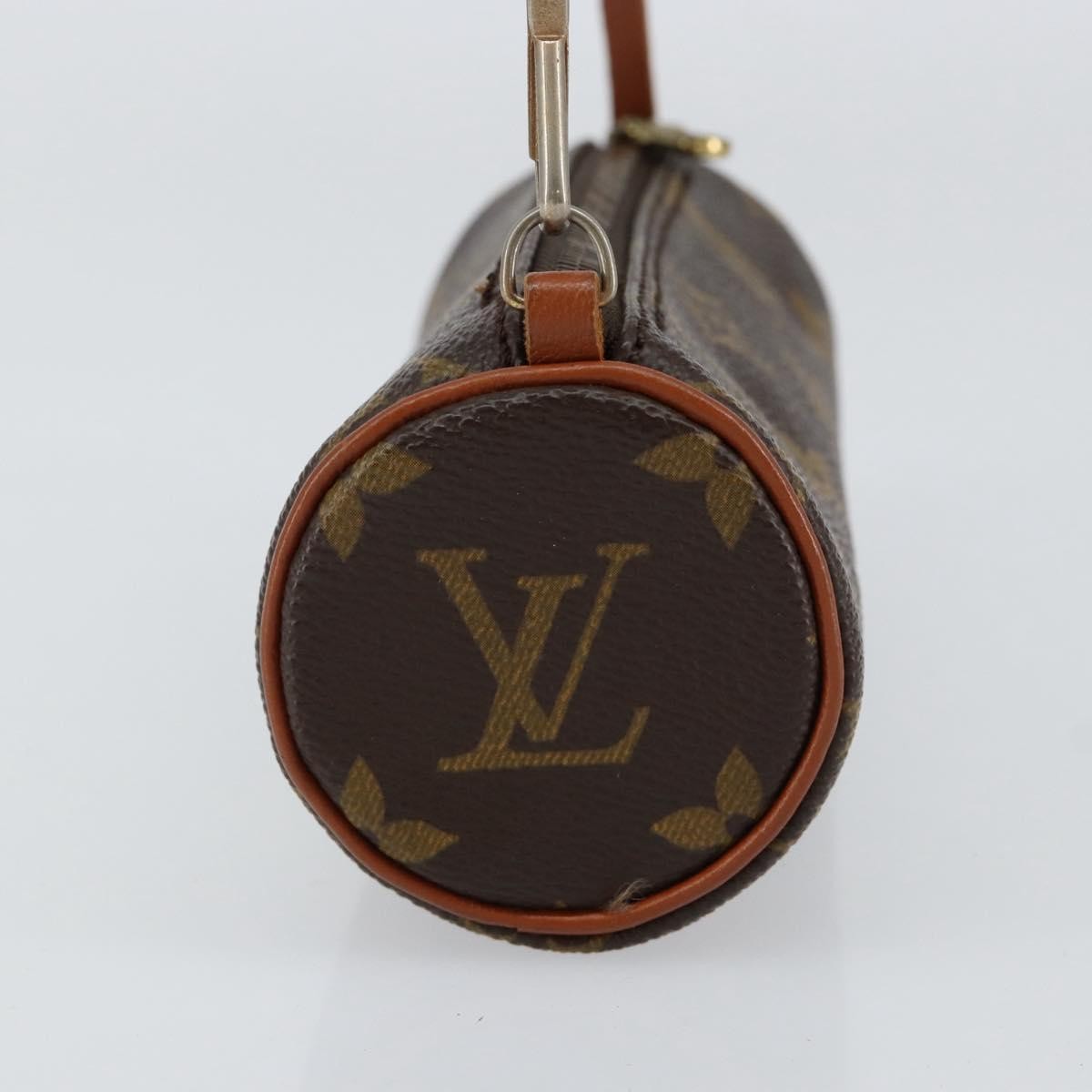 Louis Vuitton Papillon Pochette Monogram Canvas, BROWN, CANVAS, Clutche & pouche