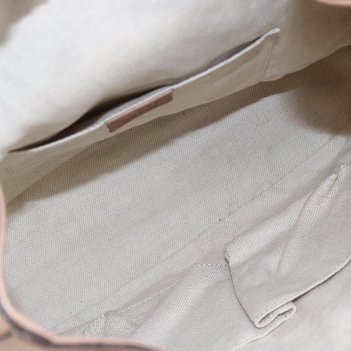 Gucci Vintage Bamboo Backpack Leather, BEIGE, LEATHER, Backpack