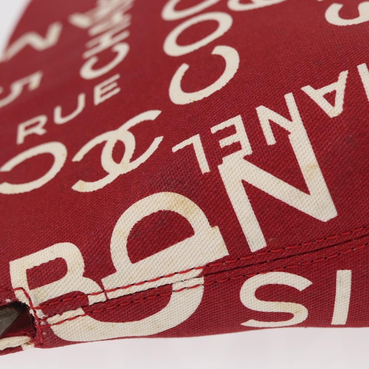 Chanel 31 Rue Cambon Clutch Canvas, RED, CANVAS, Clutche & pouche