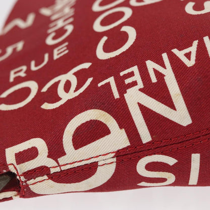 Chanel 31 Rue Cambon Clutch Canvas, RED, CANVAS, Clutche & pouche