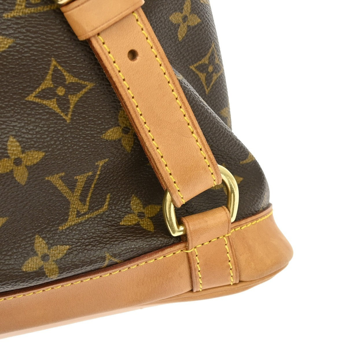 Louis Vuitton Vintage Montsouris Backpack Monogram Canvas, BROWN, CANVAS, Backpack