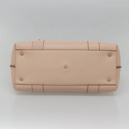 Salvatore Ferragamo Sookie Satchel Leather, BEIGE, LEATHER, Handbag