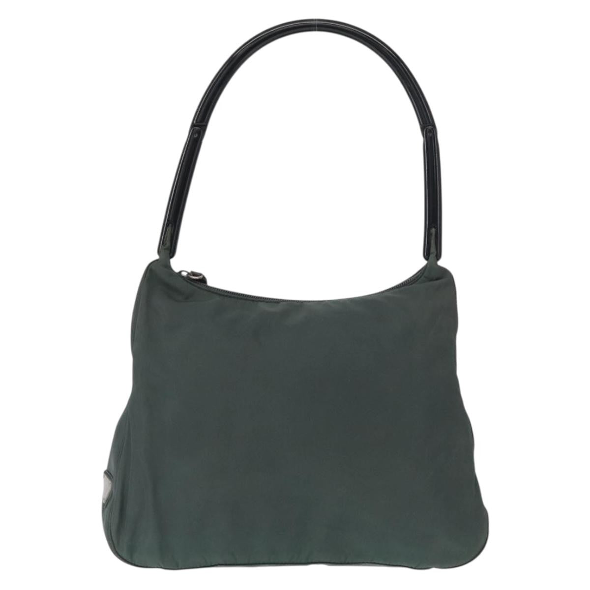 Prada Vintage Shoulder Bag Tessuto, GREEN, NYLON, Shoulder bag