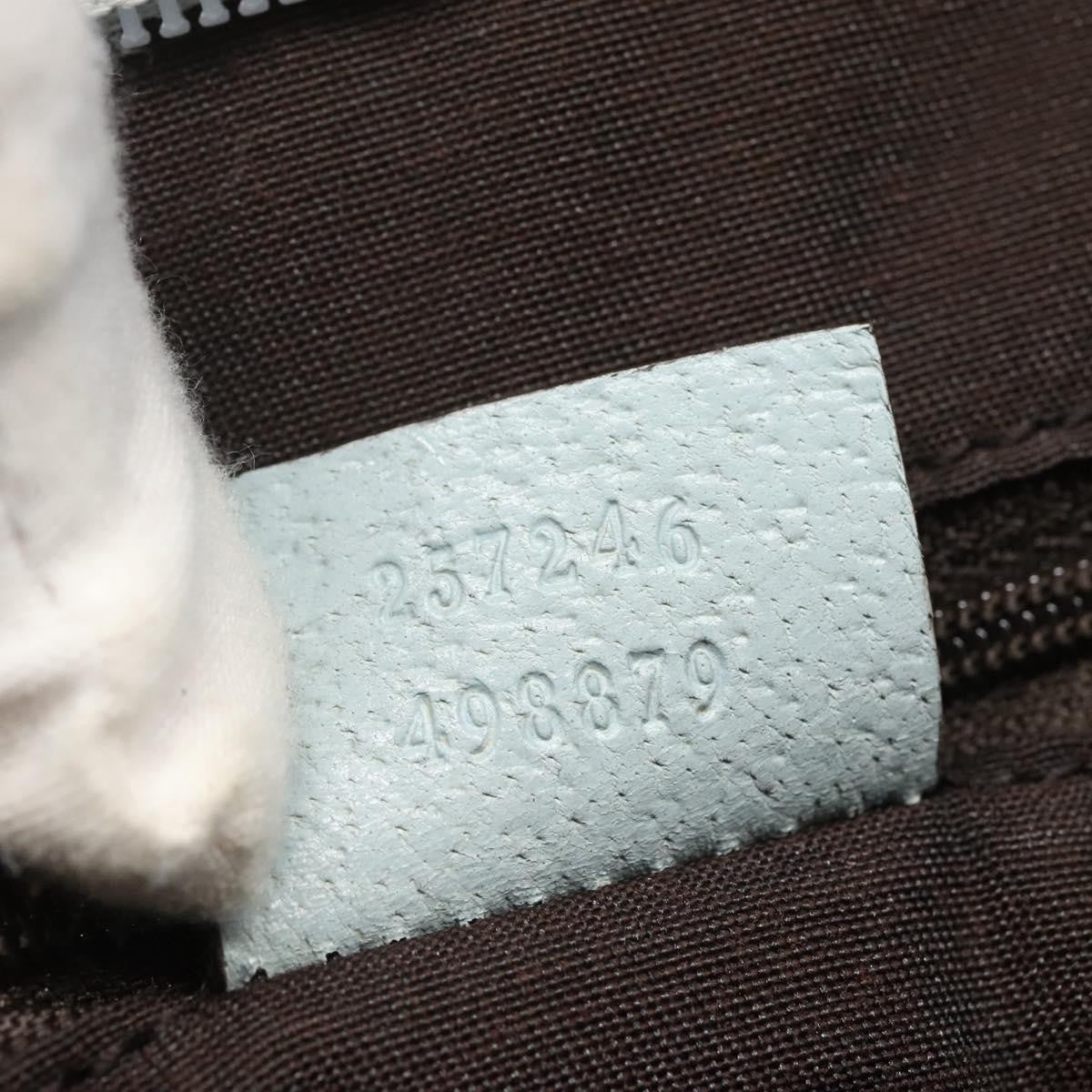 Gucci Vintage Flat Messenger Bag GG Canvas, BLUE, CANVAS, Shoulder bag