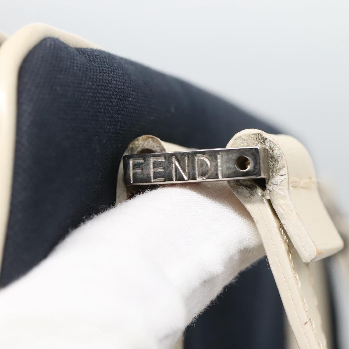 Fendi Vintage Top Handle Bag PVC, NAVY, CANVAS, Handbag