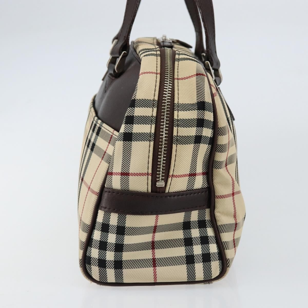 Burberry Nova Check Tote Canvas and Leather, BEIGE, NYLON, Tote bag