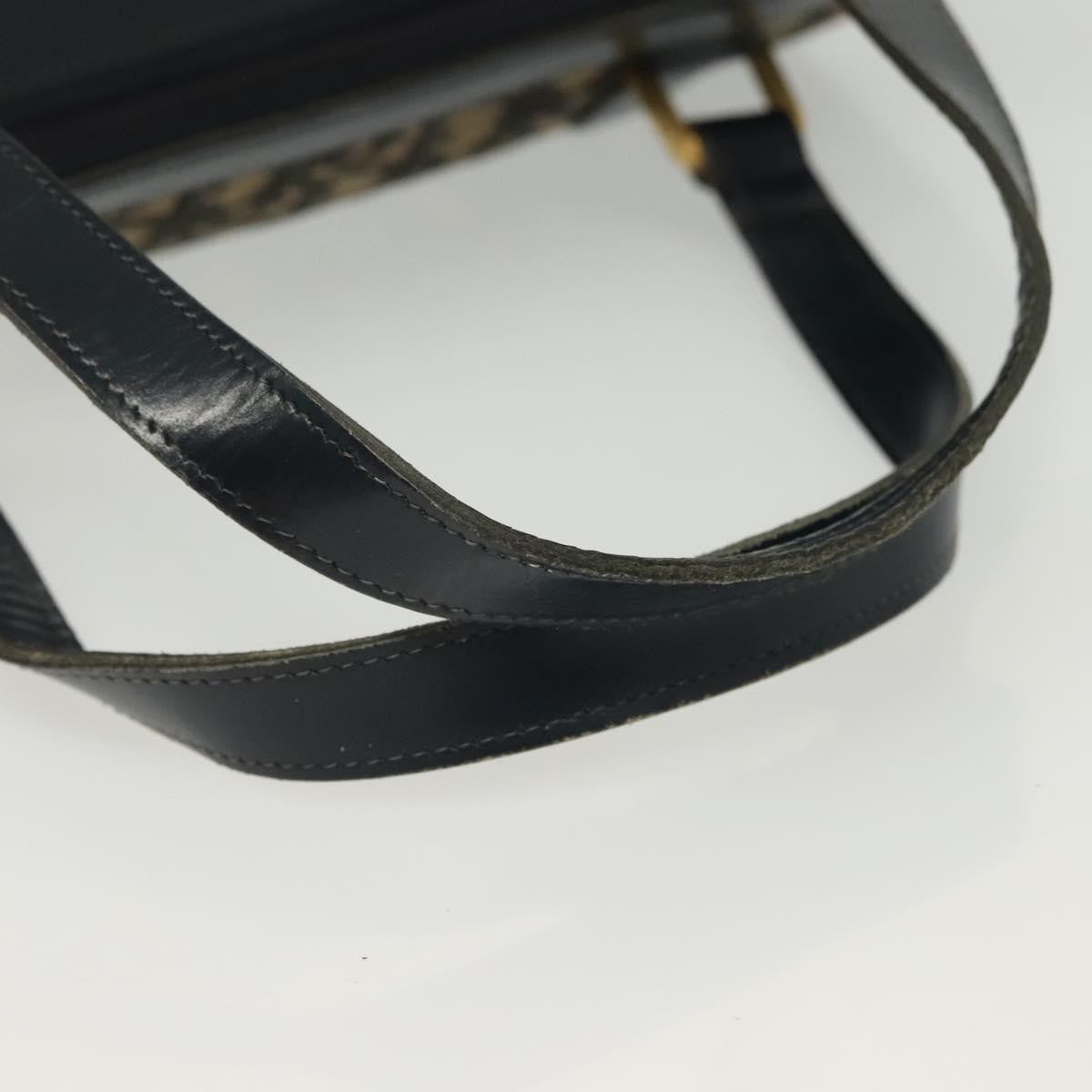 Christian Dior Vintage Trotter Boston Bag Diorissimo Canvas, NAVY, CANVAS, Travel bag