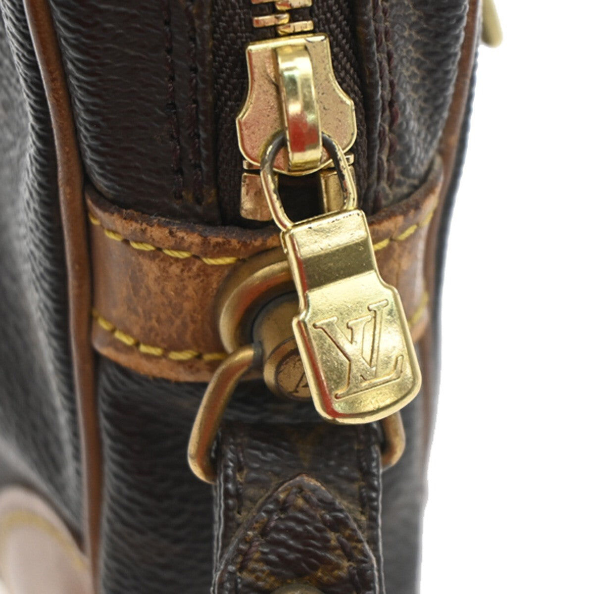 Louis Vuitton Marly Dragonne Clutch Monogram Canvas, BROWN, CANVAS, Clutche & pouche