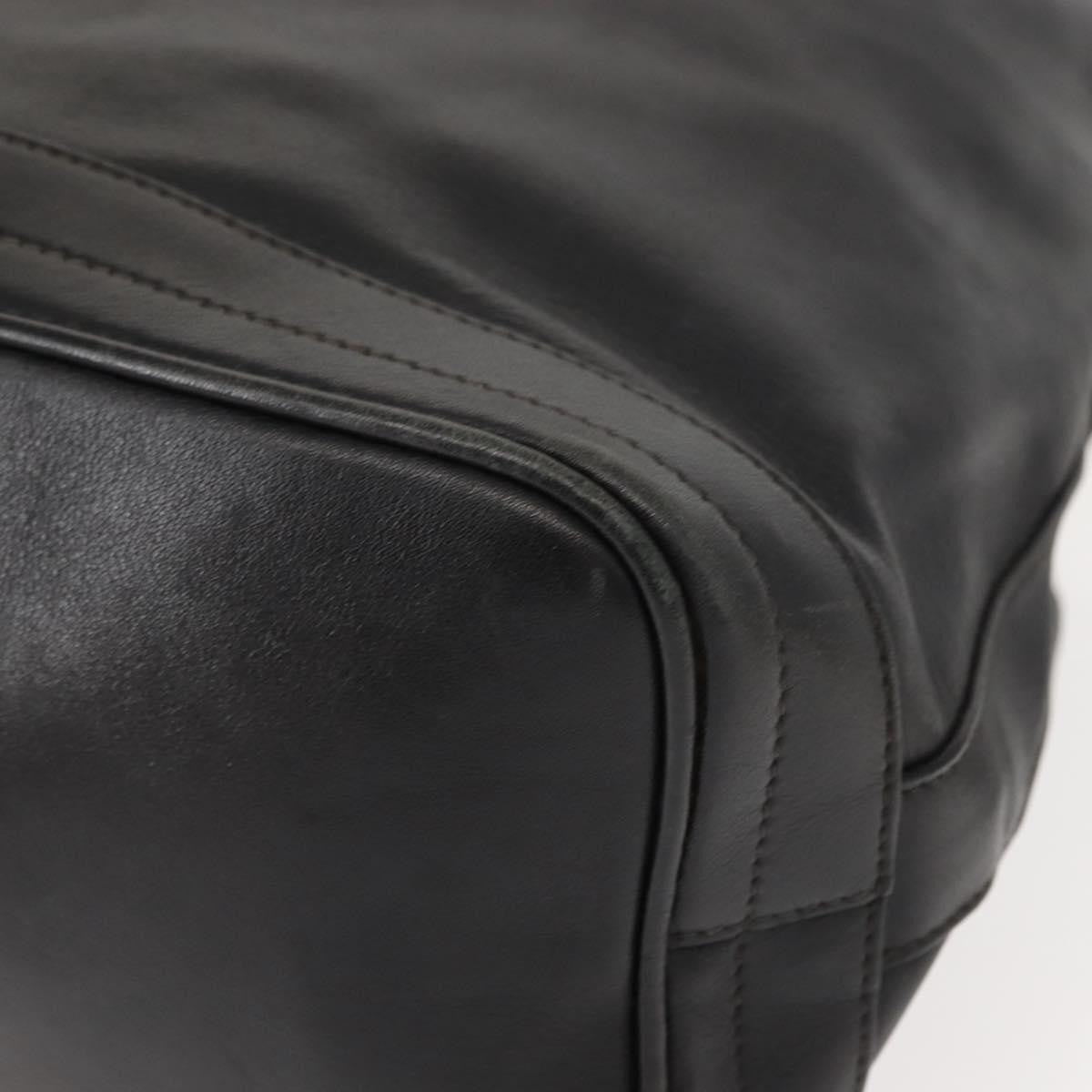 Gucci Vintage Drawstring Shoulder Bag Leather, BLACK, LEATHER, Shoulder bag