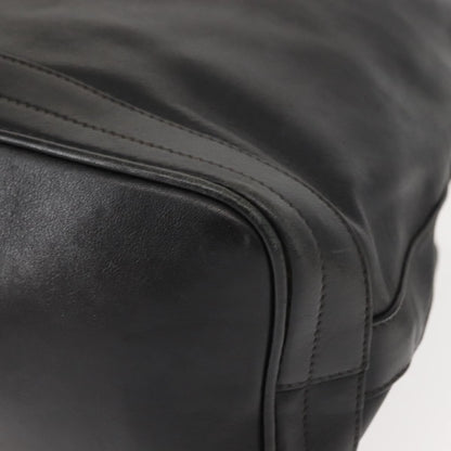 Gucci Vintage Drawstring Shoulder Bag Leather, BLACK, LEATHER, Shoulder bag