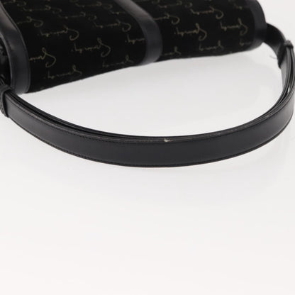 Givenchy Vintage 4G shoulder bag Suede, BLACK, SUEDE, Shoulder bag