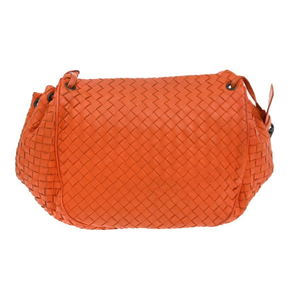 Bottega Veneta Intrecciato Shoulder bag Leather, Orange, Leather, Handbag