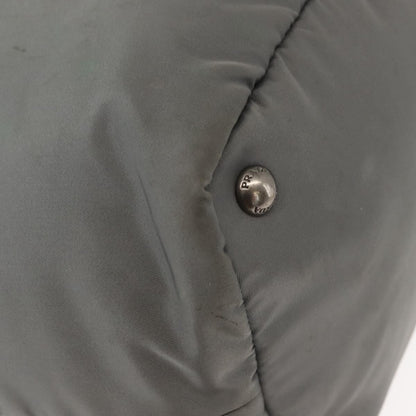 Prada Convertible Double Tote Tessuto, BLACK, NYLON, Handbag