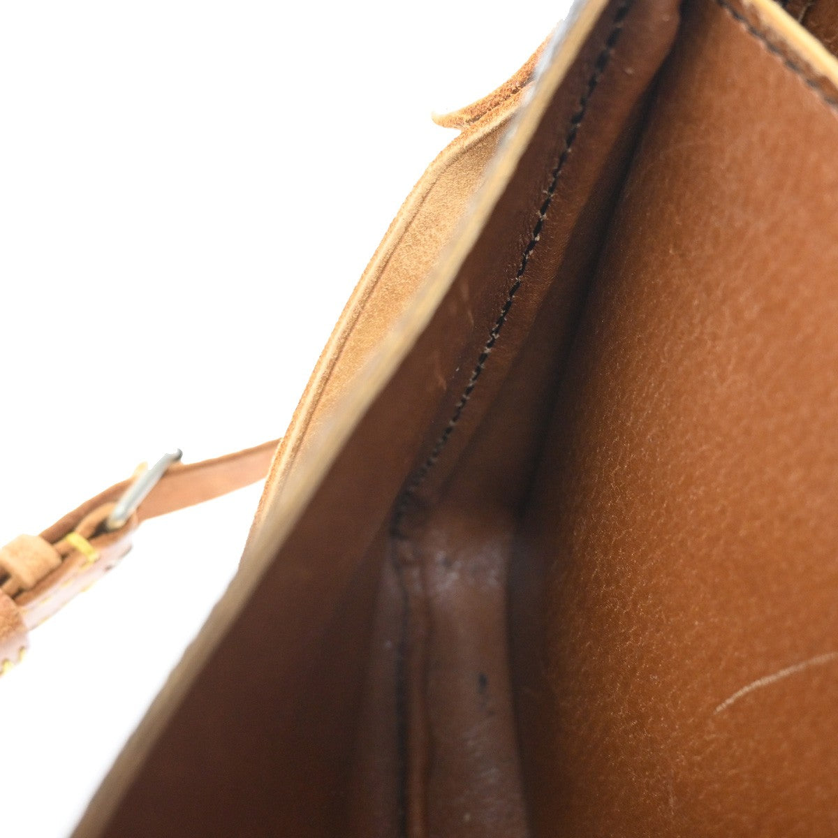 Louis Vuitton Cartouchiere Handbag Monogram Canvas, BROWN, CANVAS, Shoulder bag