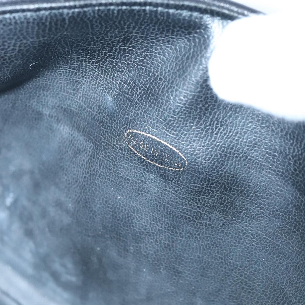 Chanel Vintage CC Flap Waist Bag Quilted Leather, BLACK, LEATHER, Clutche & pouche