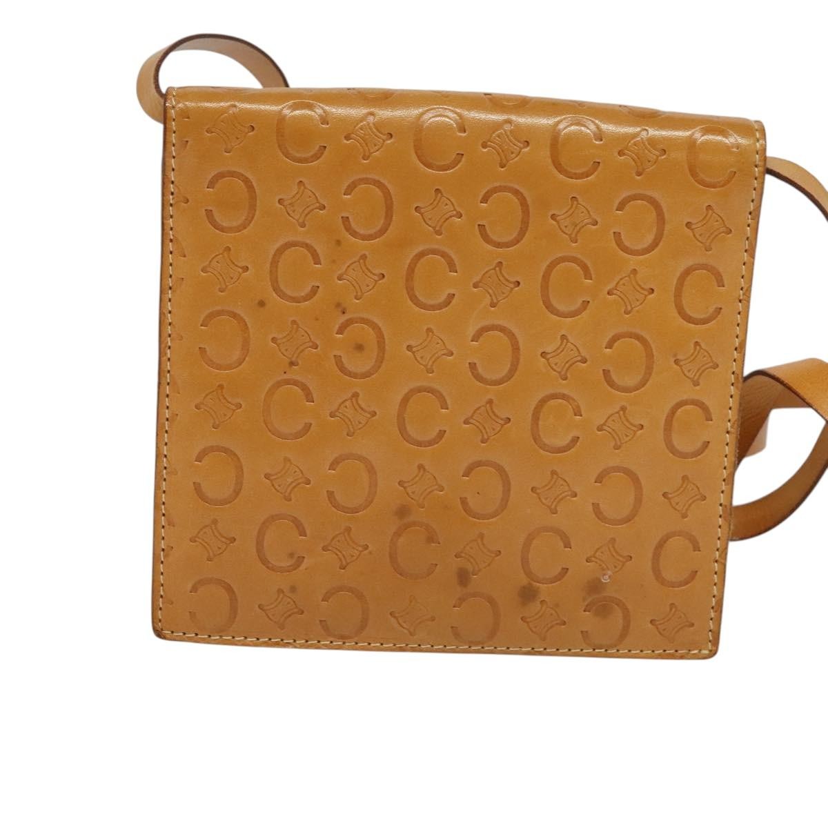 Celine Vintage Macadam Shoulder Bag C Macadam canvas, BROWN, CANVAS, Shoulder bag