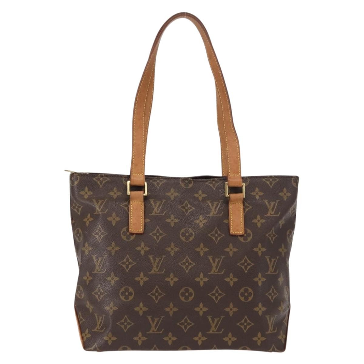 Louis Vuitton Cabas Piano Monogram Canvas, BROWN, CANVAS, Tote bag