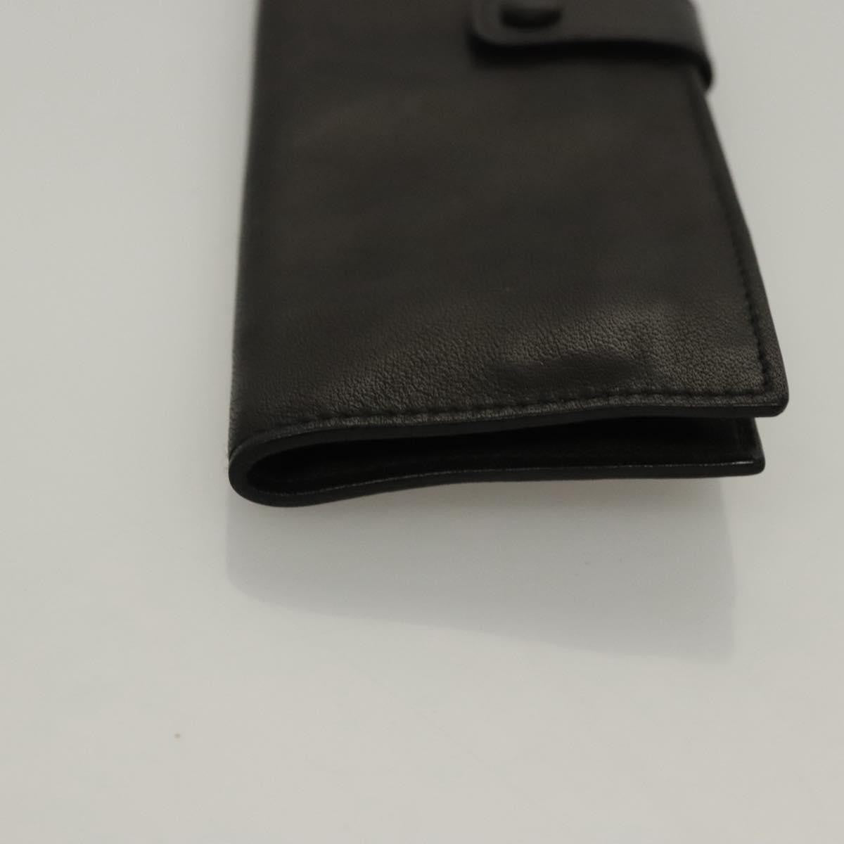 Bottega Veneta Vintage Clutch Leather, BLACK, LEATHER, Clutche & pouche