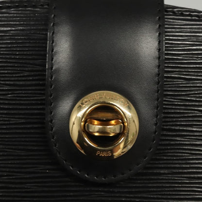 Louis Vuitton Cluny Shoulder Bag Epi Leather, BLACK, LEATHER, Shoulder bag