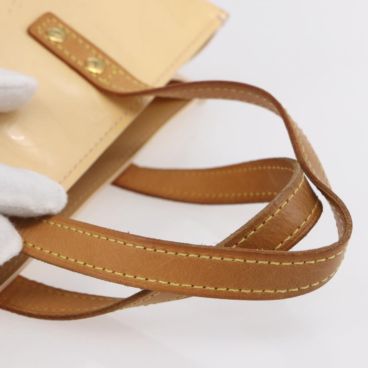 Louis Vuitton Reade Handbag Monogram Vernis, BEIGE, PATENT_LEATHER, Handbag