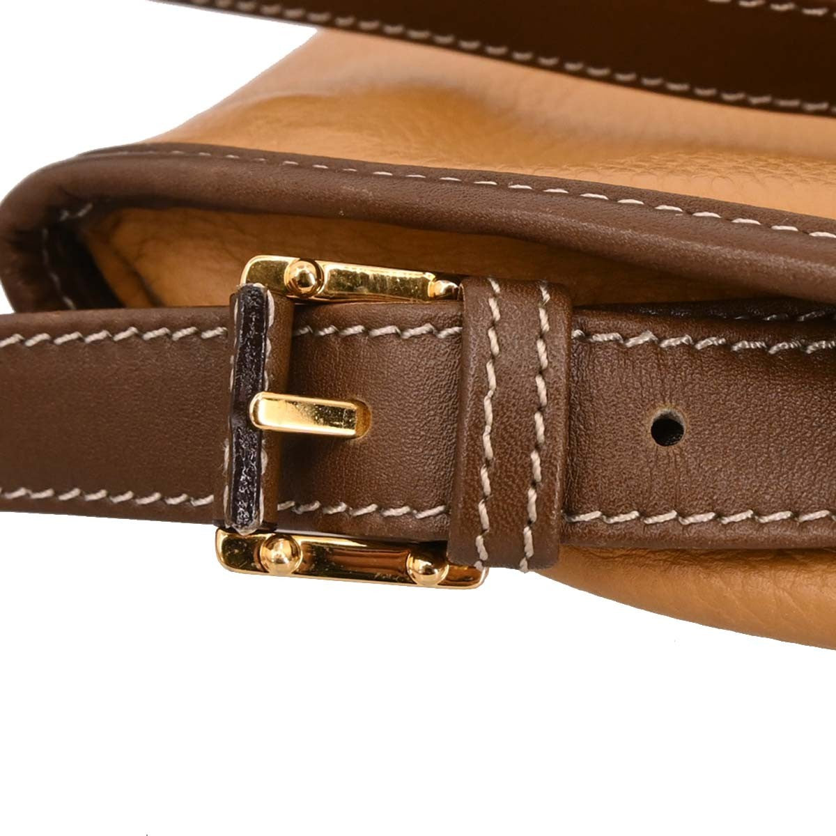 Loewe Anagram Shoulder Bag Leather, BROWN, LEATHER, Shoulder bag