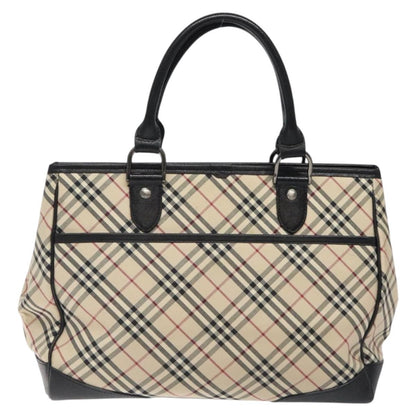 Burberry Nova Check Handbag Nova Check Canvas and leather, BEIGE, CANVAS, Handbag