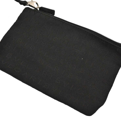 Bvlgari Logomania Tote bag Canvas, BLACK, CANVAS, Tote bag