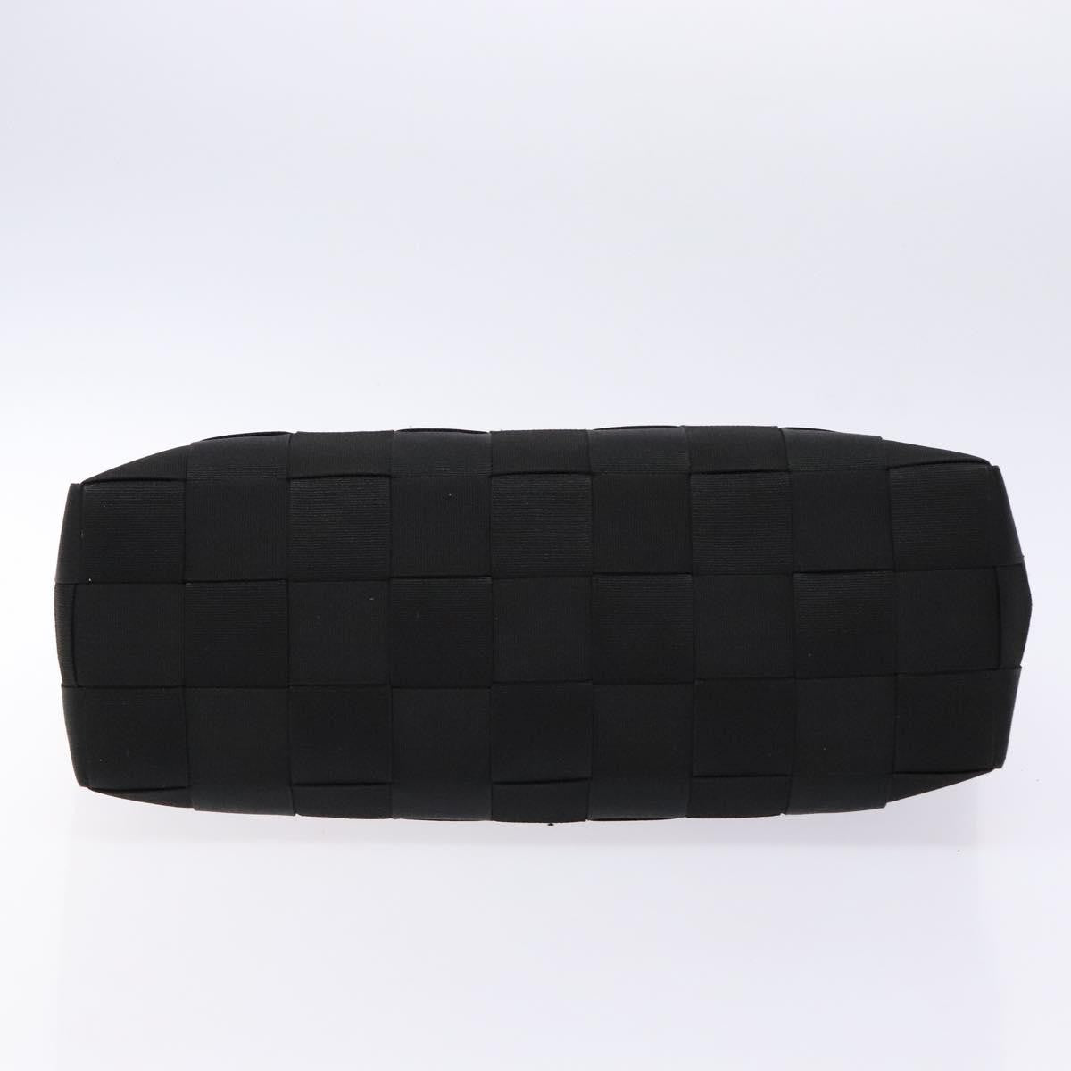 Salvatore Ferragamo Vintage Handbag Canvas, BLACK, CANVAS, Handbag