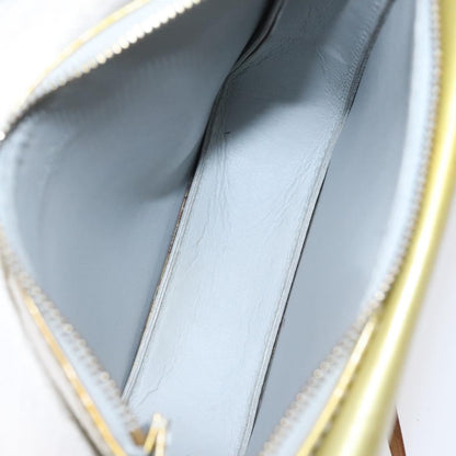 Louis Vuitton Mott Handbag Monogram Vernis, BEIGE, PATENT_LEATHER, Clutche & pouche