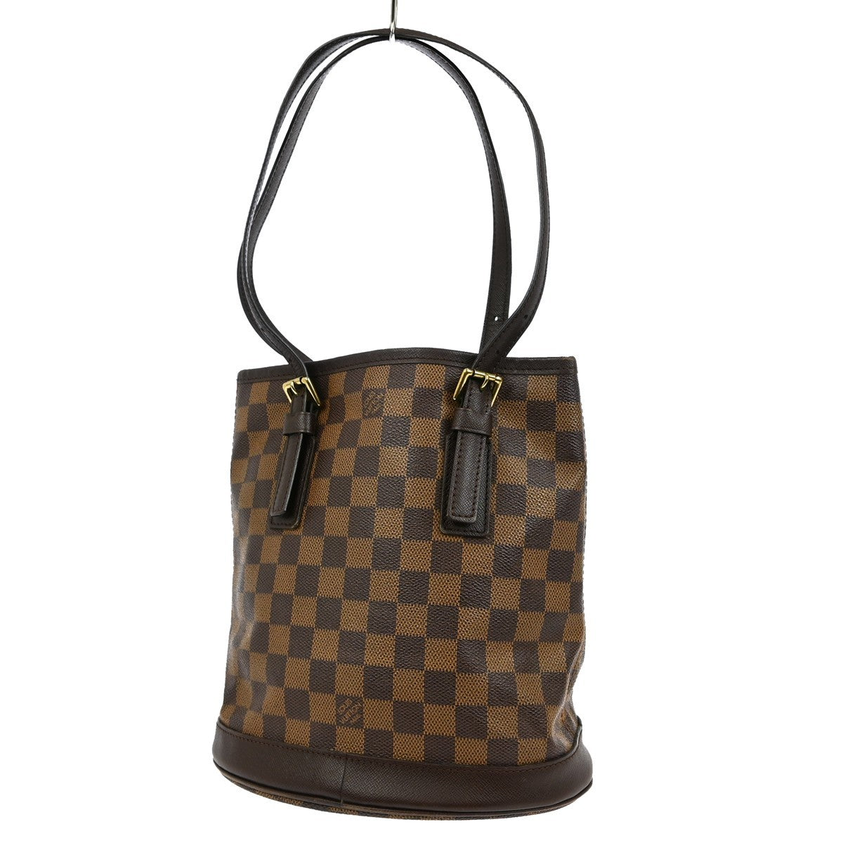 Louis Vuitton Marais Damier, BROWN, CANVAS, Handbag
