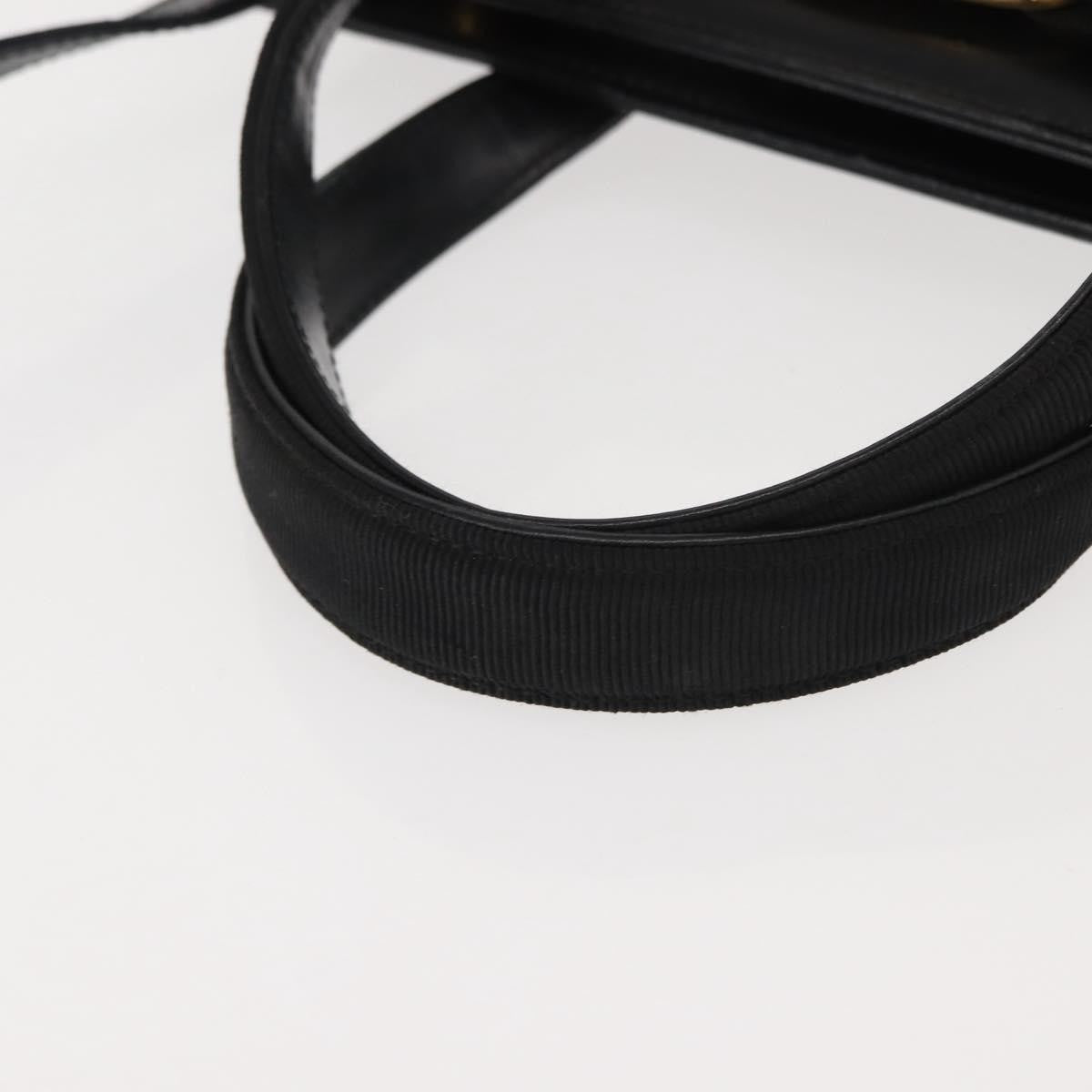 Salvatore Ferragamo Convertible Vara Bow Tote Leather, BLACK, LEATHER, Handbag