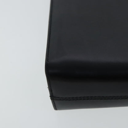 Salvatore Ferragamo Vintage Gancini Chain Shoulder Bag Leather, BLACK, LEATHER, Shoulder bag