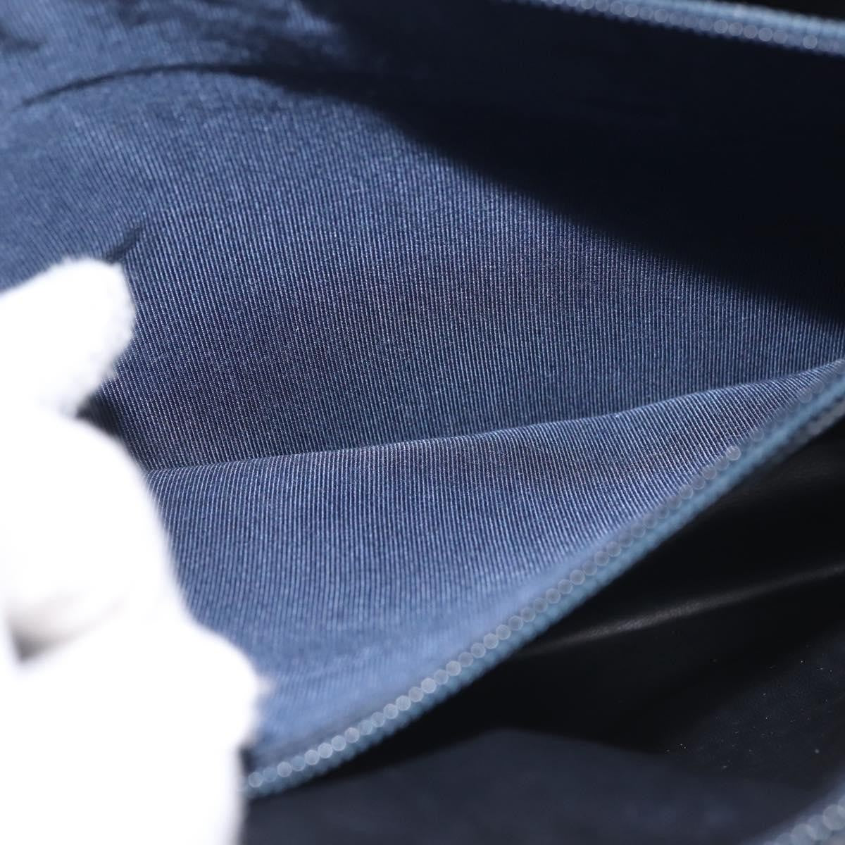 Bally Vintage Shoulder Bag Leather, NAVY, LEATHER, Shoulder bag