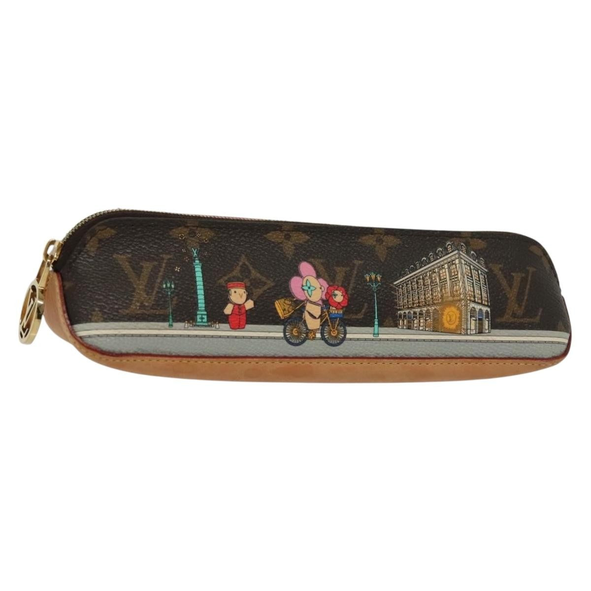 Louis Vuitton Trousse Elizabeth Monogram Vivienne, BROWN, CANVAS, Toiletry Case
