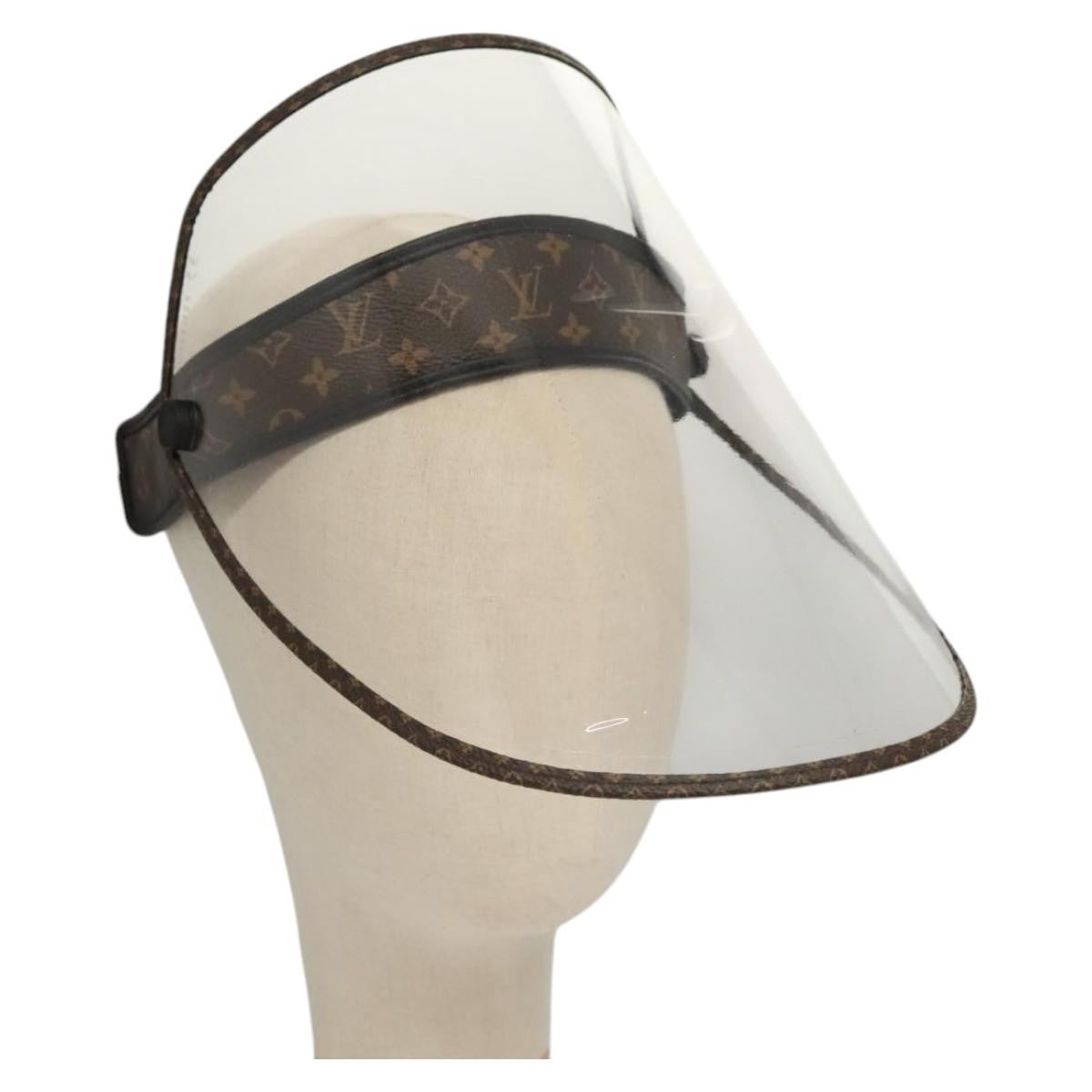 Louis Vuitton Shield Visor Monogram Canvas, BROWN, CANVAS, Head accessory
