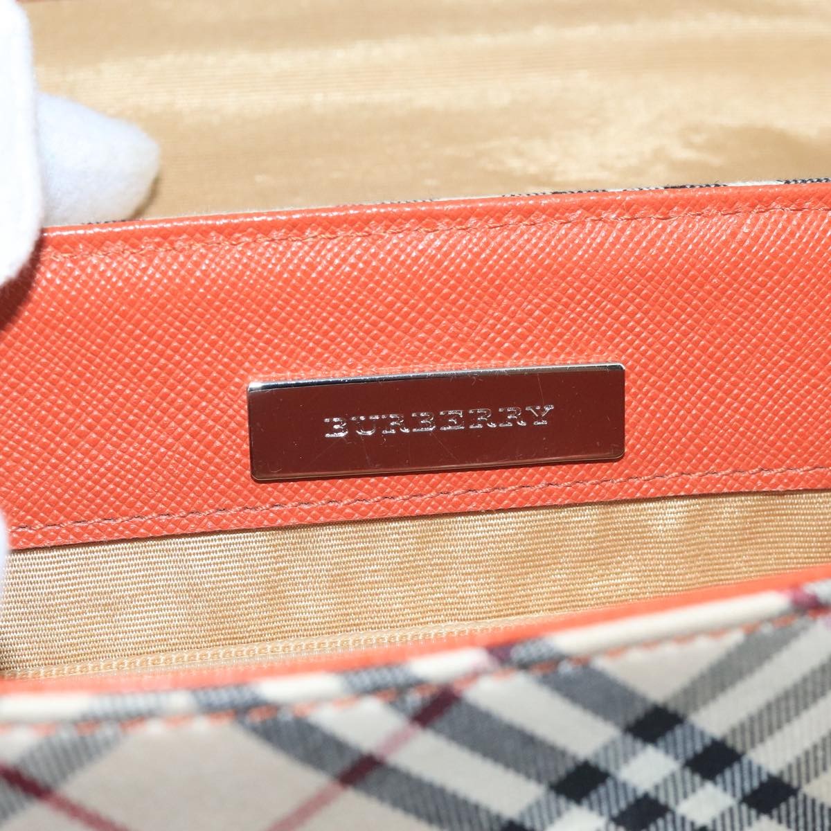 Burberry Nova check Shoulder bag Canvas, BEIGE, CANVAS, Shoulder bag