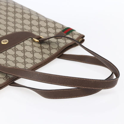 Gucci Vintage tote GG Canvas, BEIGE, PVC, Tote bag