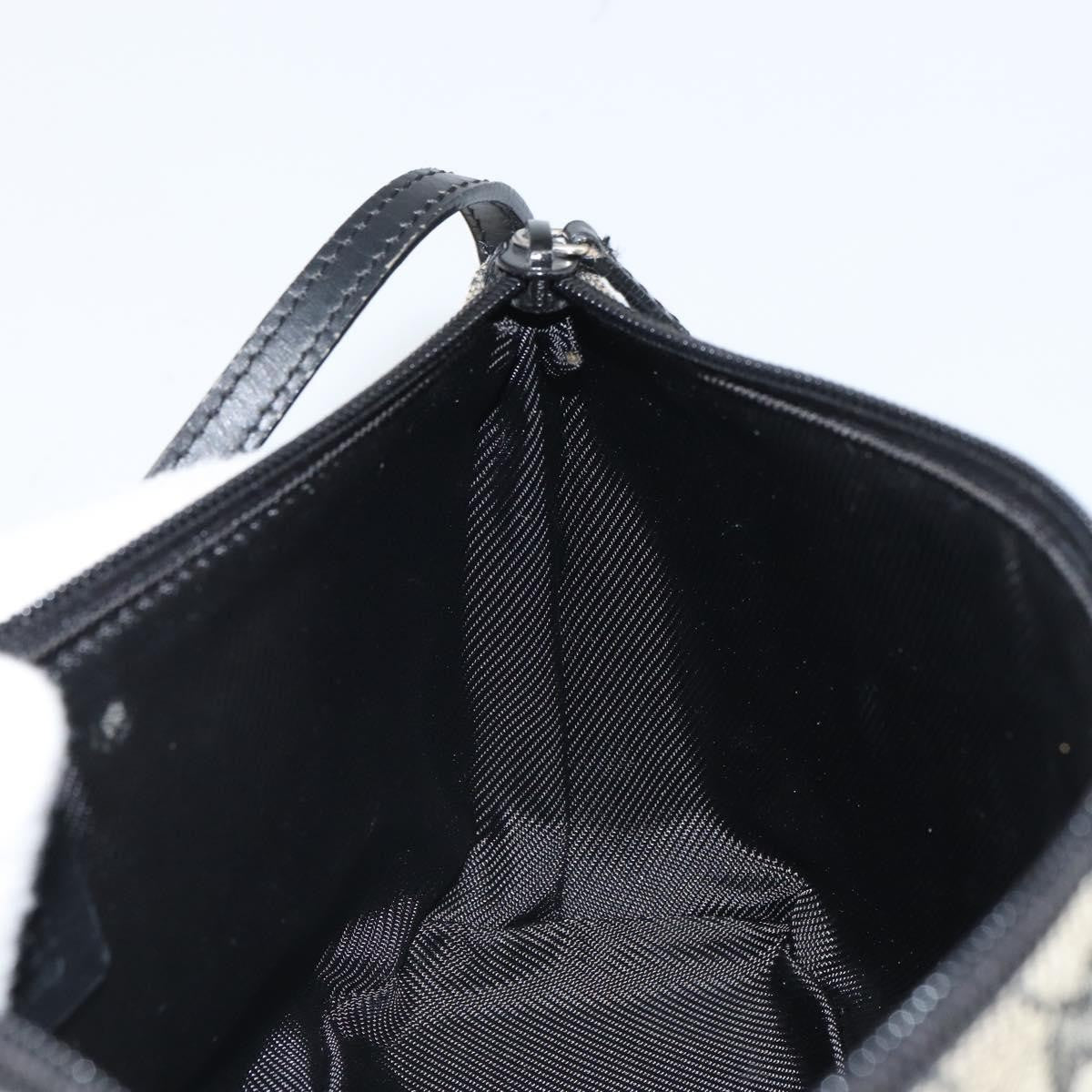 Gucci Vintage Boat Pochette GG Canvas, BLACK, CANVAS, Clutche & pouche