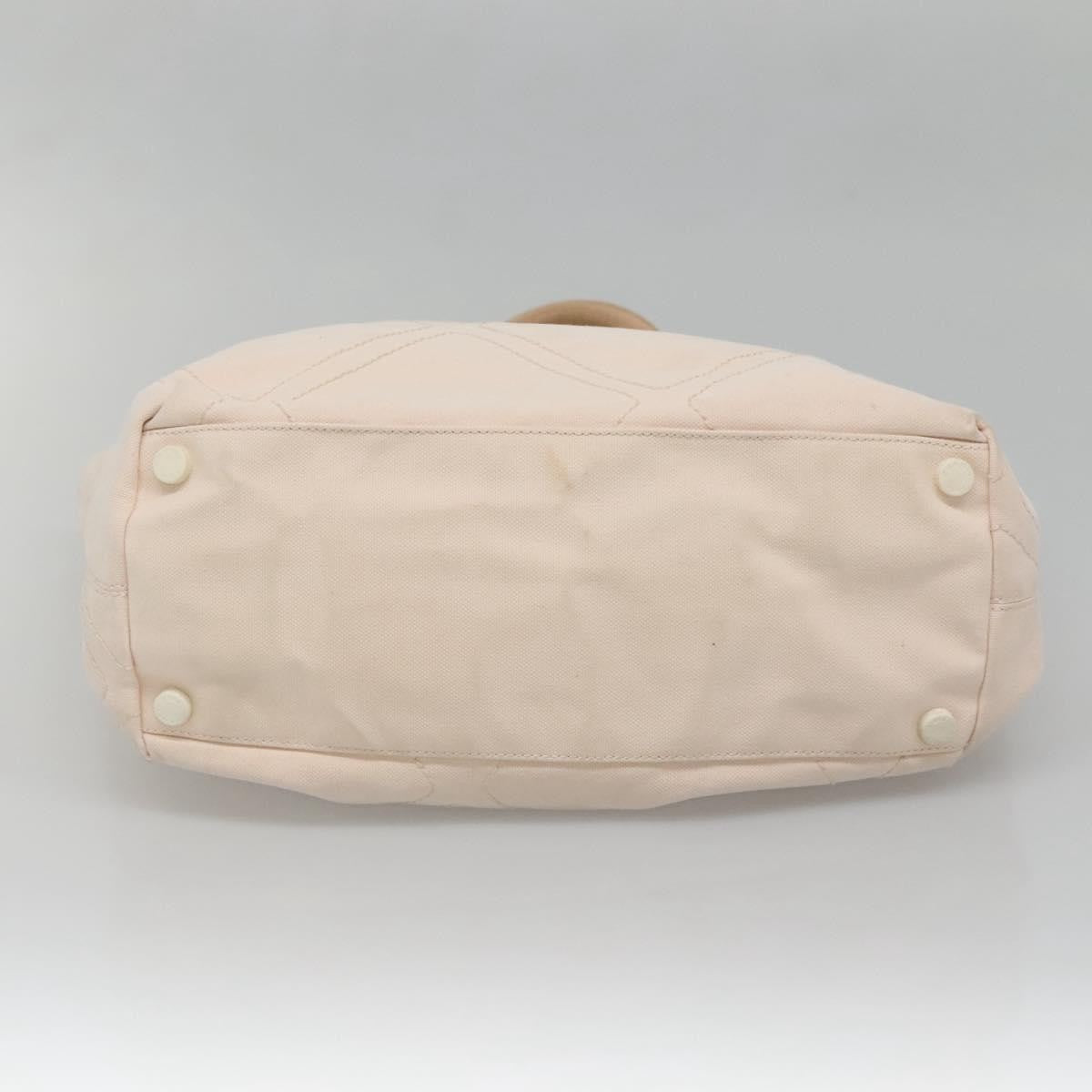 Chanel Vintage Cruise Line No.5 Tote Quilted Canvas, ECRU, CANVAS, Tote bag