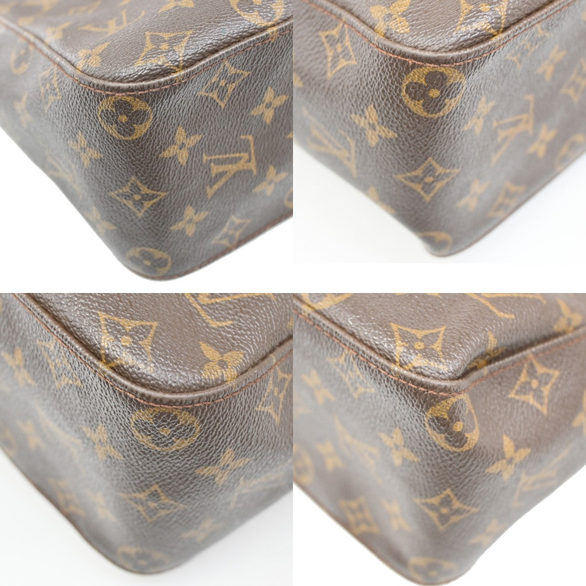 Louis Vuitton Looping Handbag Monogram Canvas, BROWN, CANVAS, Shoulder bag
