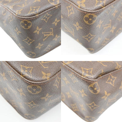 Louis Vuitton Looping Handbag Monogram Canvas, BROWN, CANVAS, Shoulder bag
