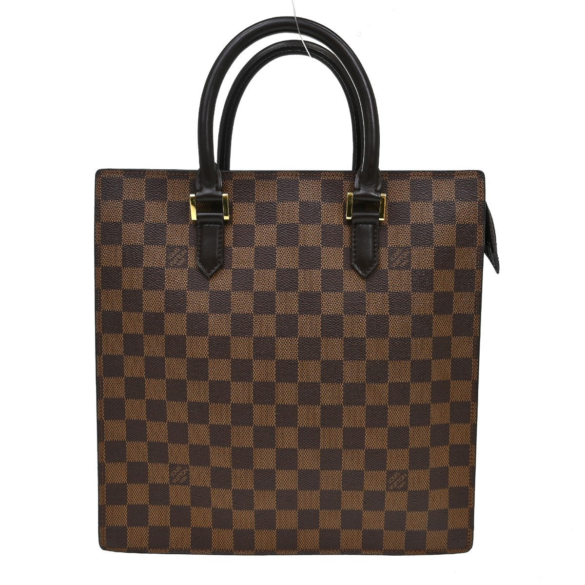 Louis Vuitton Venice Sac Plat Bag Damier, Brown, Canvas, Tote Bag