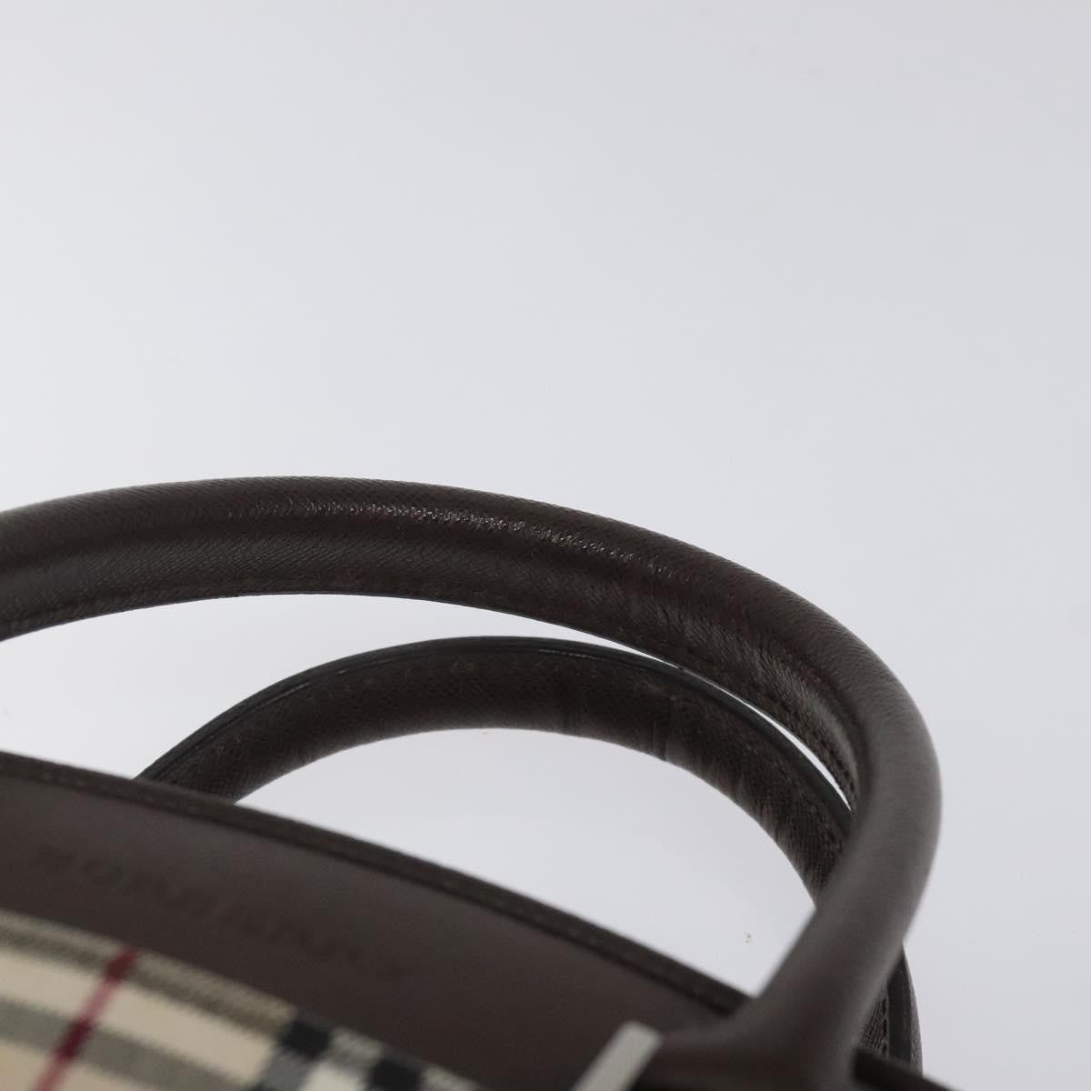 Burberry Nova Check Bowling Bag Canvas, BEIGE, CANVAS, Travel bag